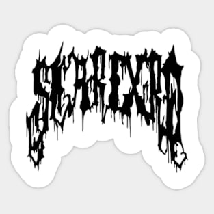 Scarlxrd Metal Logo metal Sticker